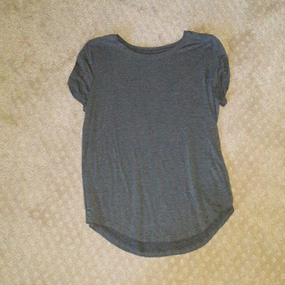 SO Gray crew neck tee